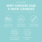 Sweet Salt Water Taffy 3-Wick Candle