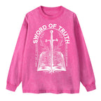 Sword Of Truth Washed Long Sleeve T-Shirt