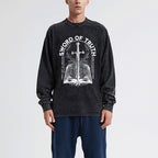 Sword Of Truth Washed Long Sleeve T-Shirt