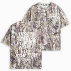 Jesus Died For Me Christian Camo T-Shirt