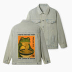 Taste And See That The Lord Is Good Christian Denim Jacket