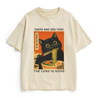 Taste And See That The Lord Is Good Christian Heavy Cotton T-Shirt