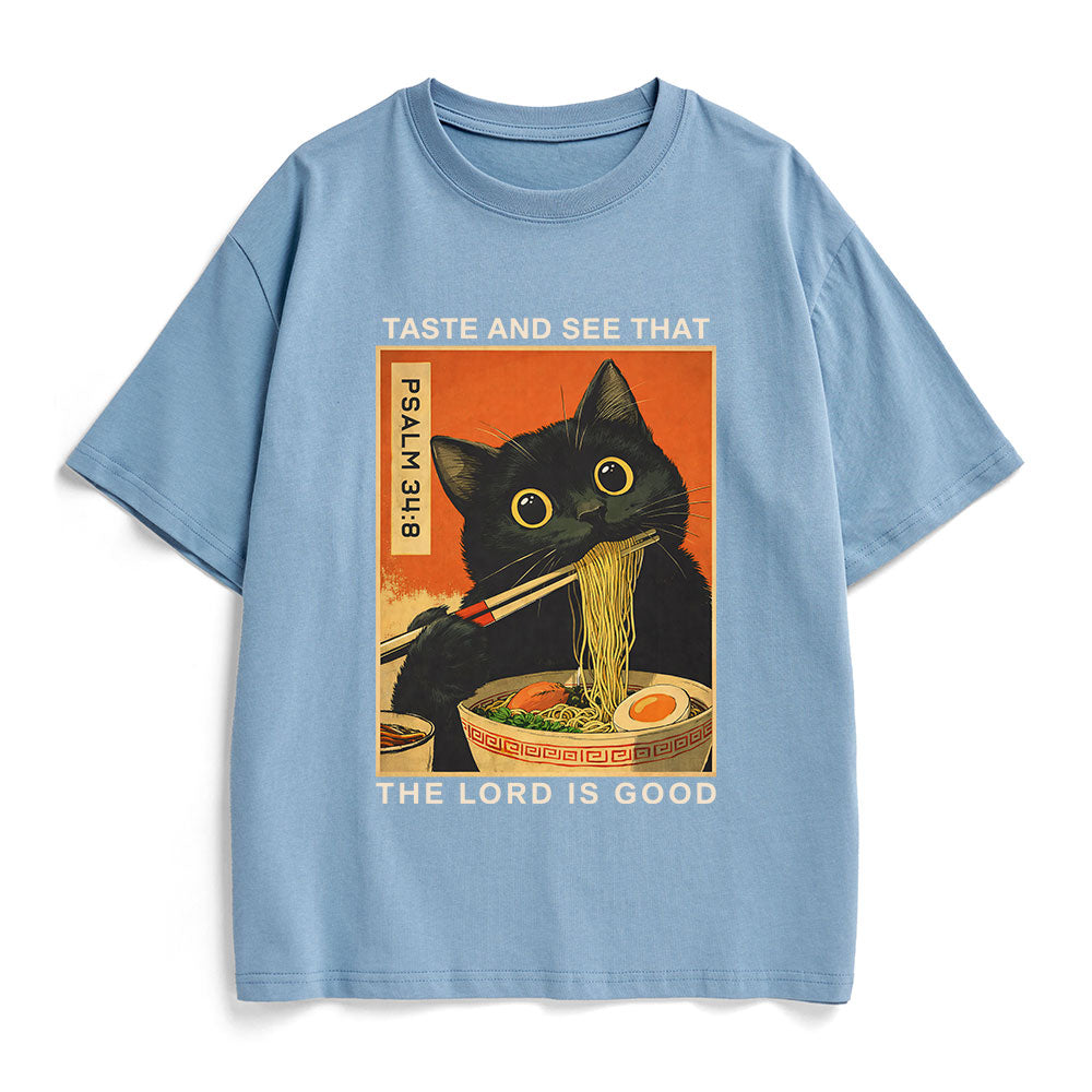 Taste And See That The Lord Is Good Christian Heavy Cotton T-Shirt