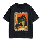 Taste And See That The Lord Is Good Christian Heavy Cotton T-Shirt