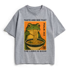 Taste And See That The Lord Is Good Christian Heavy Cotton T-Shirt