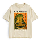 Taste And See That The Lord Is Good Christian Heavy Cotton T-Shirt