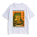 Taste And See That The Lord Is Good Christian Heavy Cotton T-Shirt