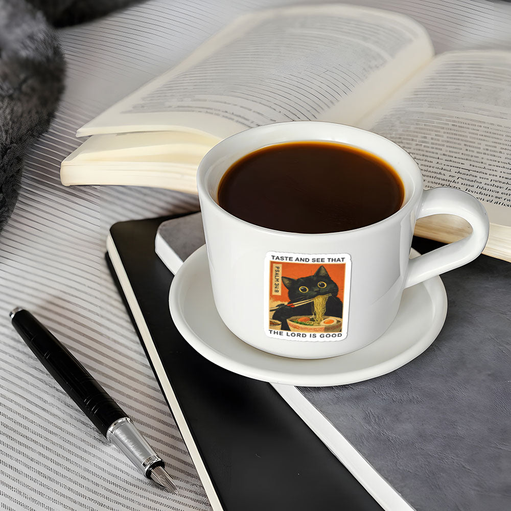 Taste And See That The Lord Is Good Christian Stickers