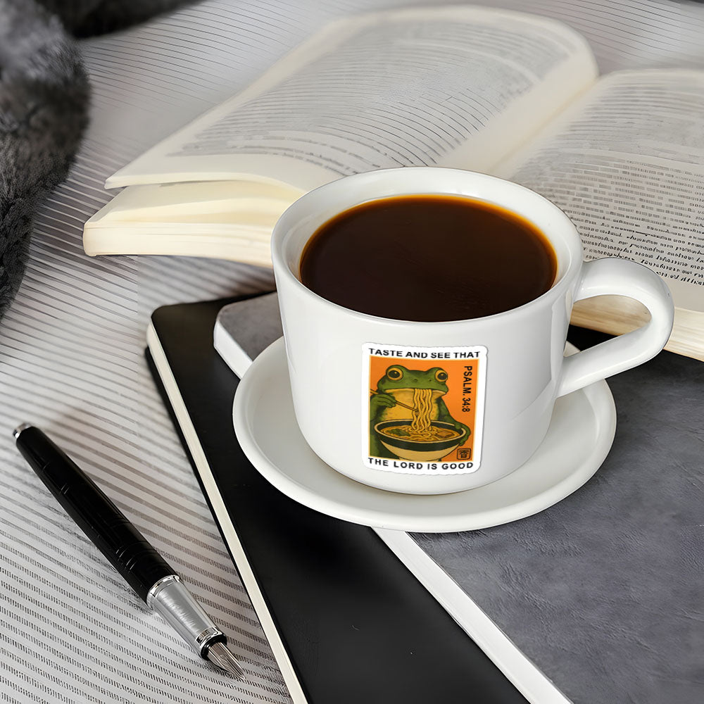 Taste And See That The Lord Is Good Christian Stickers