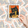 Taste And See That The Lord Is Good Christian Stickers