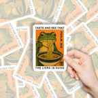 Taste And See That The Lord Is Good Christian Stickers