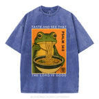 Taste And See That The Lord Is Good Christian Washed T-Shirt