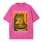 Taste And See That The Lord Is Good Christian Washed T-Shirt
