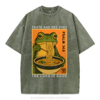 Taste And See That The Lord Is Good Christian Washed T-Shirt