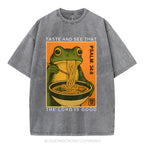 Taste And See That The Lord Is Good Christian Washed T-Shirt