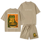 Taste And See That The Lord Is Good Christian Washed T-Shirt & Shorts