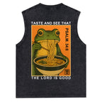 Taste And See That The Lord Is Good Christian Washed Tank Top