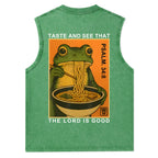Taste And See That The Lord Is Good Christian Washed Tank Top
