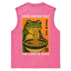 Taste And See That The Lord Is Good Christian Washed Tank Top