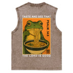 Taste And See That The Lord Is Good Christian Washed Tank Top