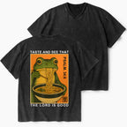 Taste And See That The Lord Is Good Christian Washed V-Neck T-Shirt
