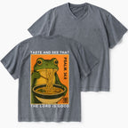 Taste And See That The Lord Is Good Christian Washed V-Neck T-Shirt