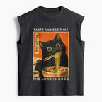 Taste And See That The Lord Is Good Christian Women's Washed Tank Top