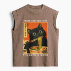 Taste And See That The Lord Is Good Christian Women's Washed Tank Top