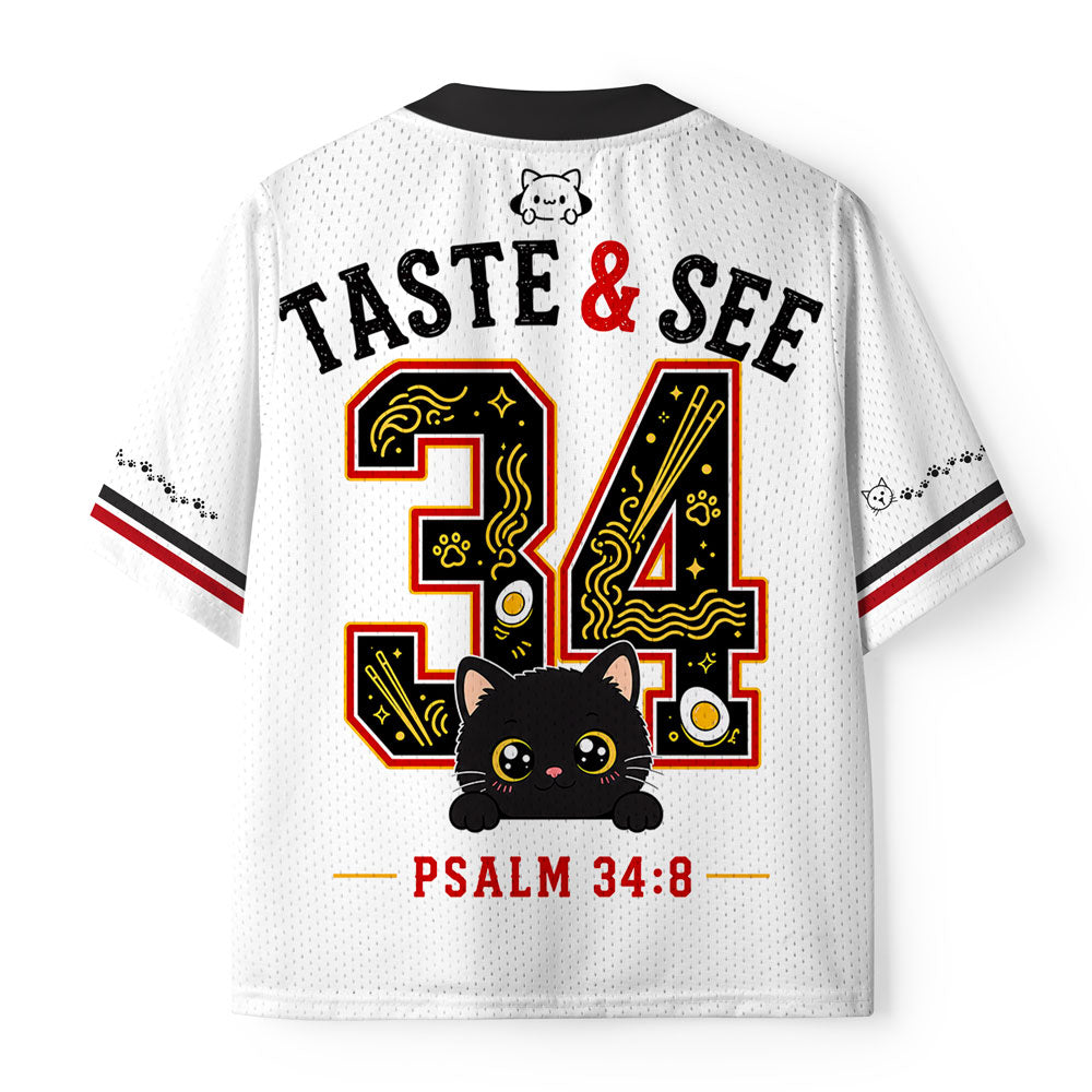 Taste And See The Lord Is Good Christian Kid Mesh Jersey & Shorts