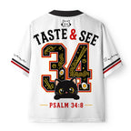 Taste And See The Lord Is Good Christian Kid Mesh Jersey & Shorts