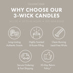 Teakwood 3-Wick Candle