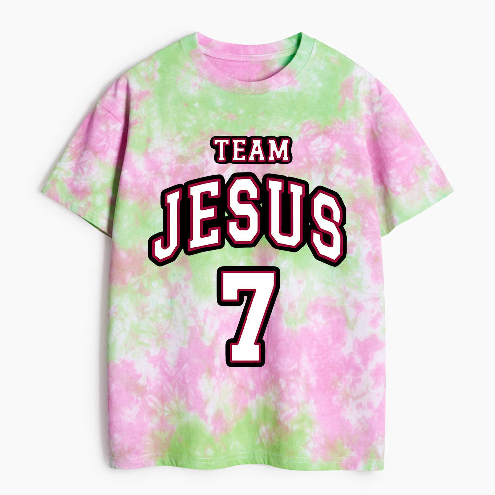 Team Jesus Heavy Cotton Tie Dye T-Shirt