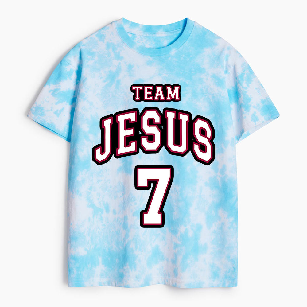 Team Jesus Heavy Cotton Tie Dye T-Shirt