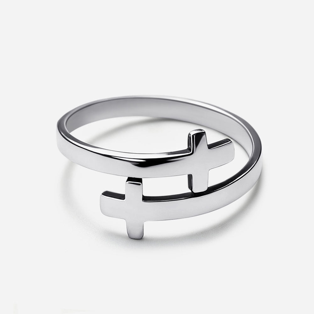 The Cross Christian 925 Sterling Silver Ring
