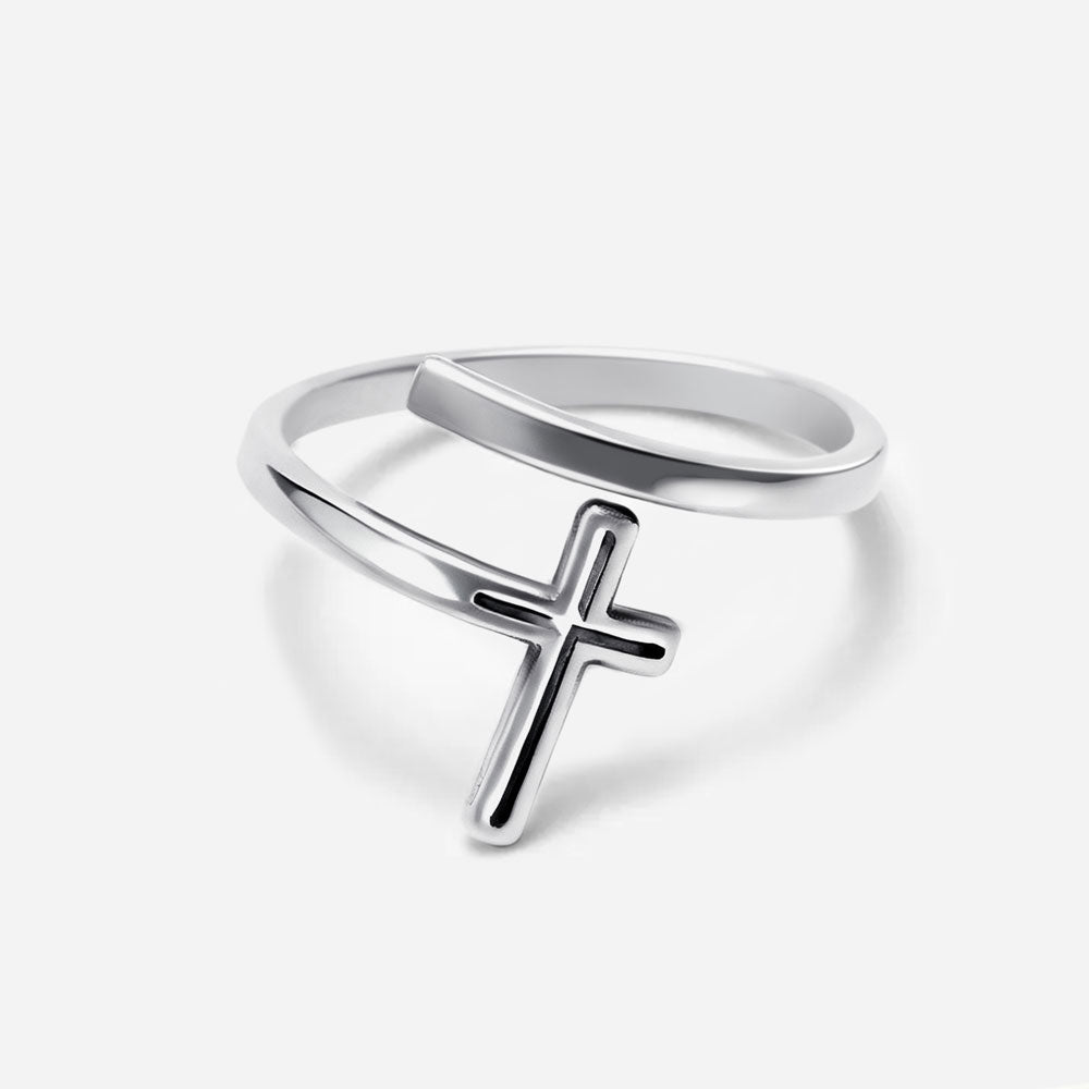 The Cross Christian 925 Sterling Silver Ring
