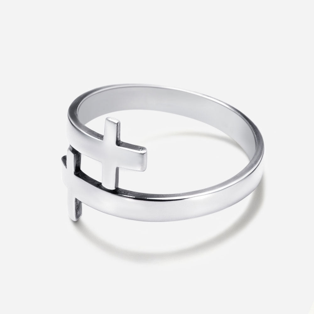 The Cross Christian 925 Sterling Silver Ring
