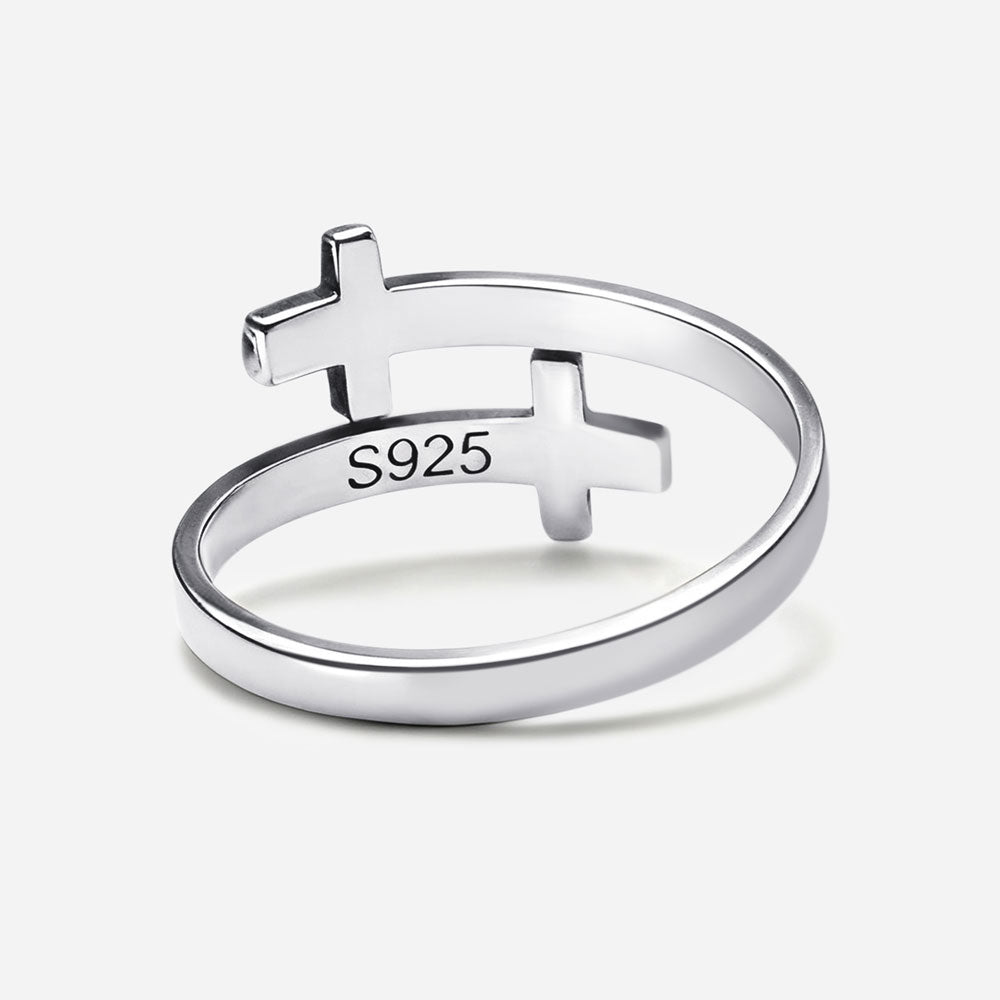 The Cross Christian 925 Sterling Silver Ring