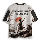 The Giant Fell The Lord Won Christian Mesh Jersey