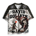 The Giant Fell The Lord Won Christian Mesh Jersey