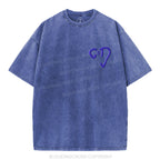 The God Christian Puff Printed Washed T-Shirt