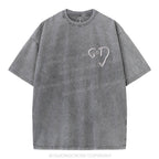 The God Christian Puff Printed Washed T-Shirt