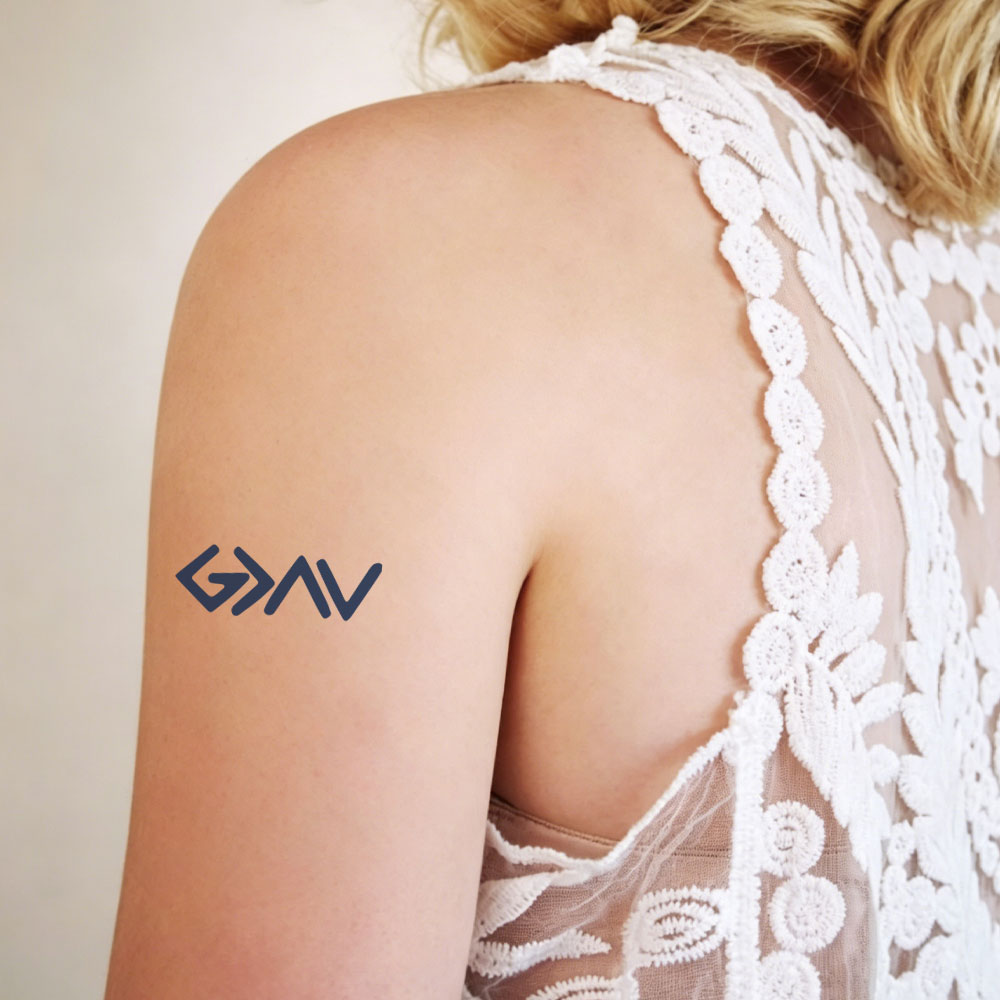 The God Is Better Than Highs And Lows 12pcs Christian Temporary Tattoos