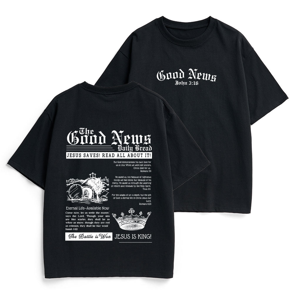The Good News Christian Heavy Cotton T-Shirt