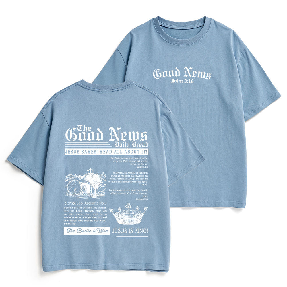 The Good News Christian Heavy Cotton T-Shirt