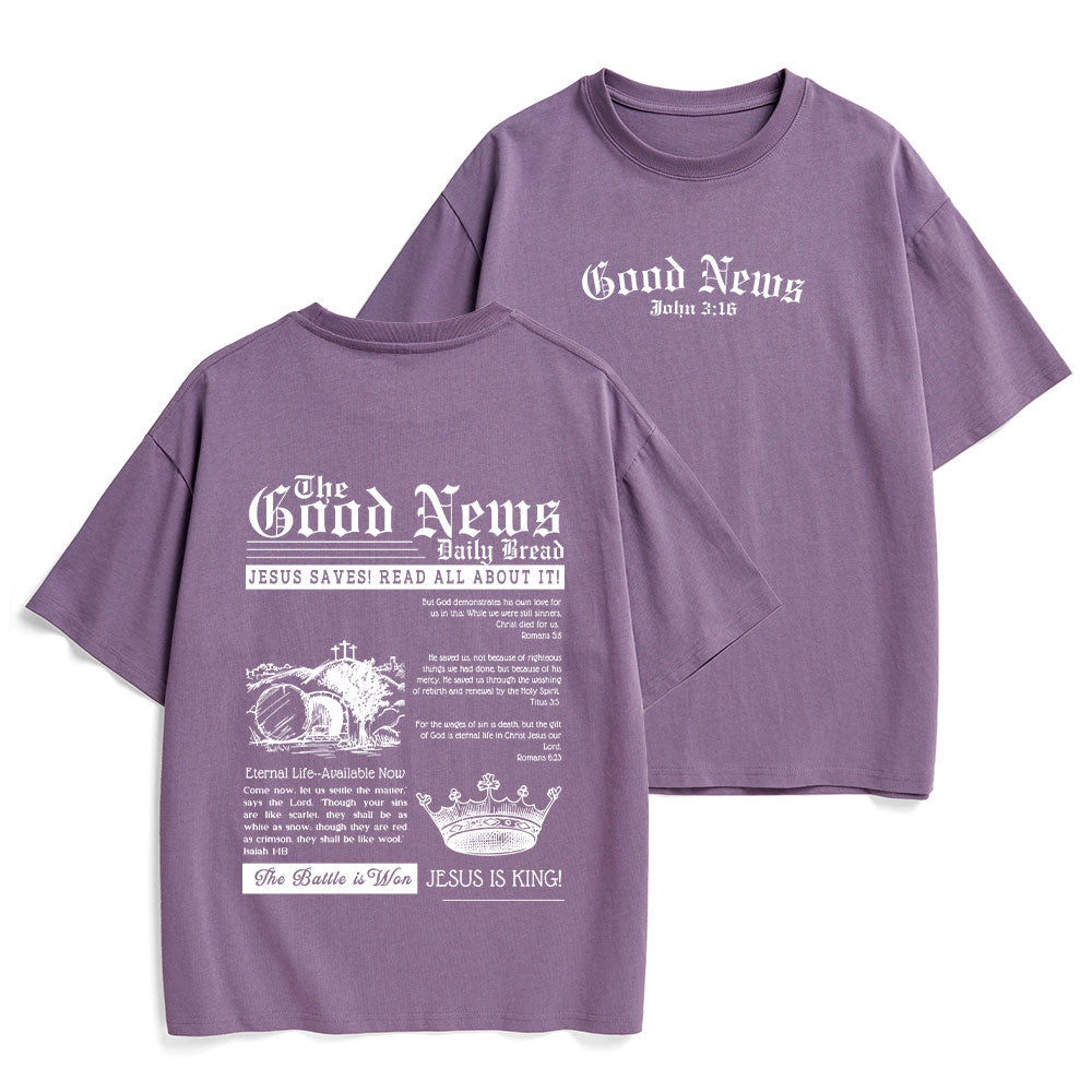 The Good News Christian Heavy Cotton T-Shirt