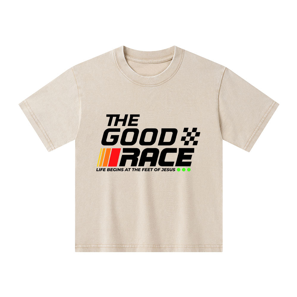 The Good Race Christian Kid Washed T-Shirt