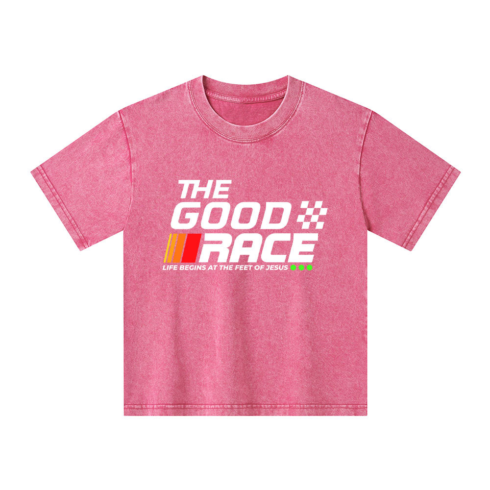 The Good Race Christian Kid Washed T-Shirt