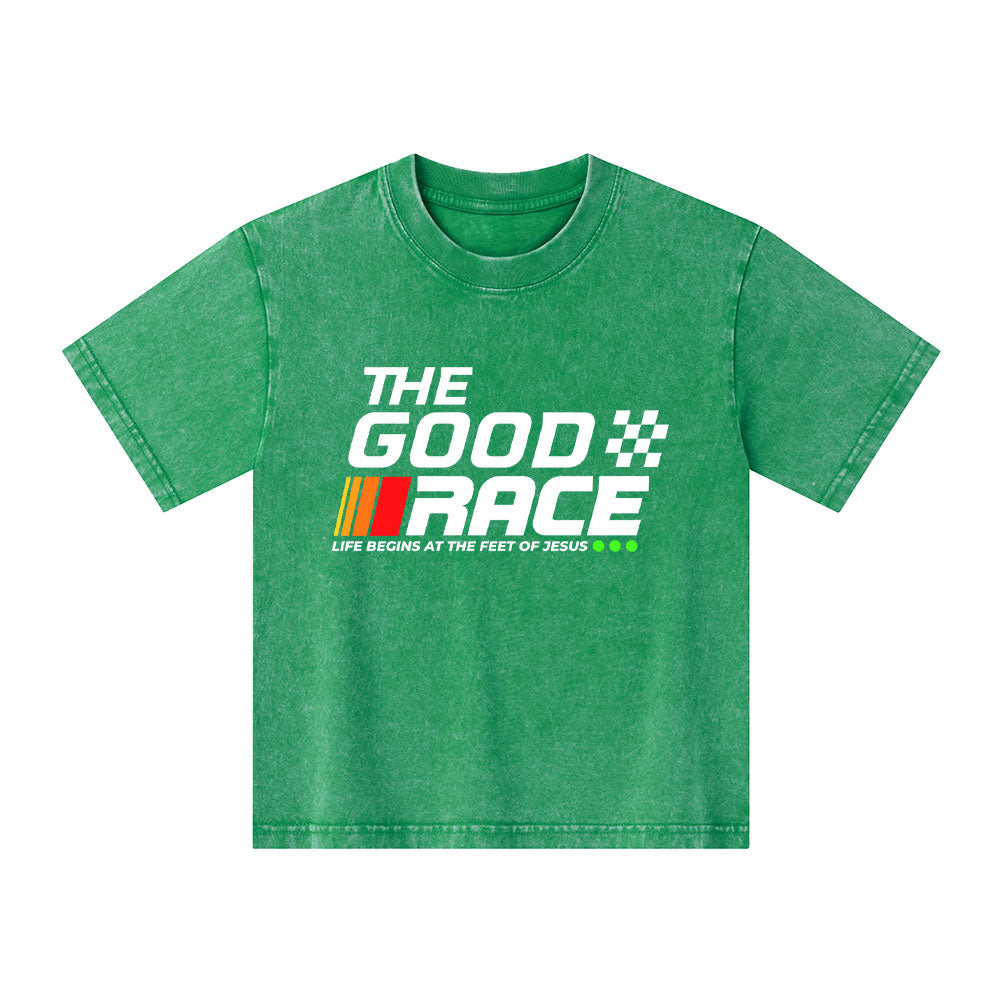 The Good Race Christian Kid Washed T-Shirt