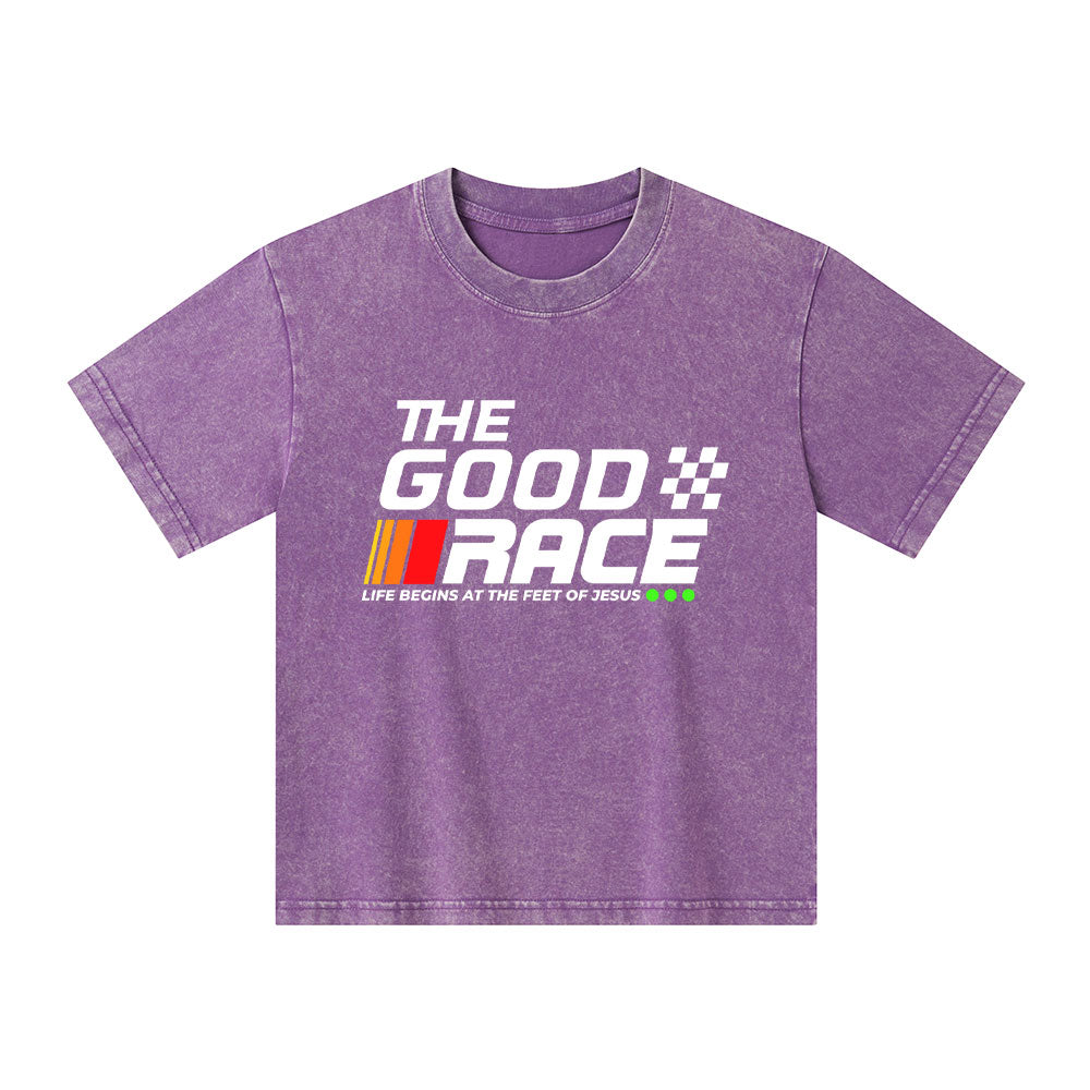 The Good Race Christian Kid Washed T-Shirt