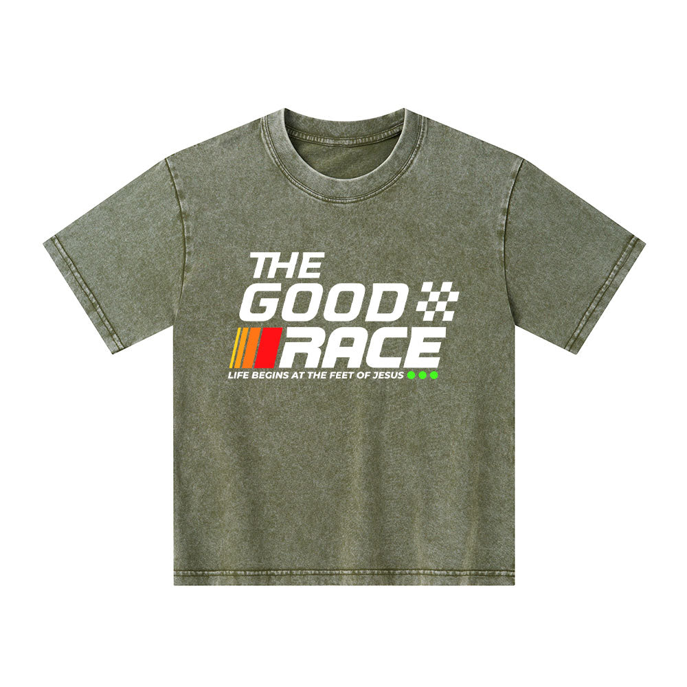 The Good Race Christian Kid Washed T-Shirt